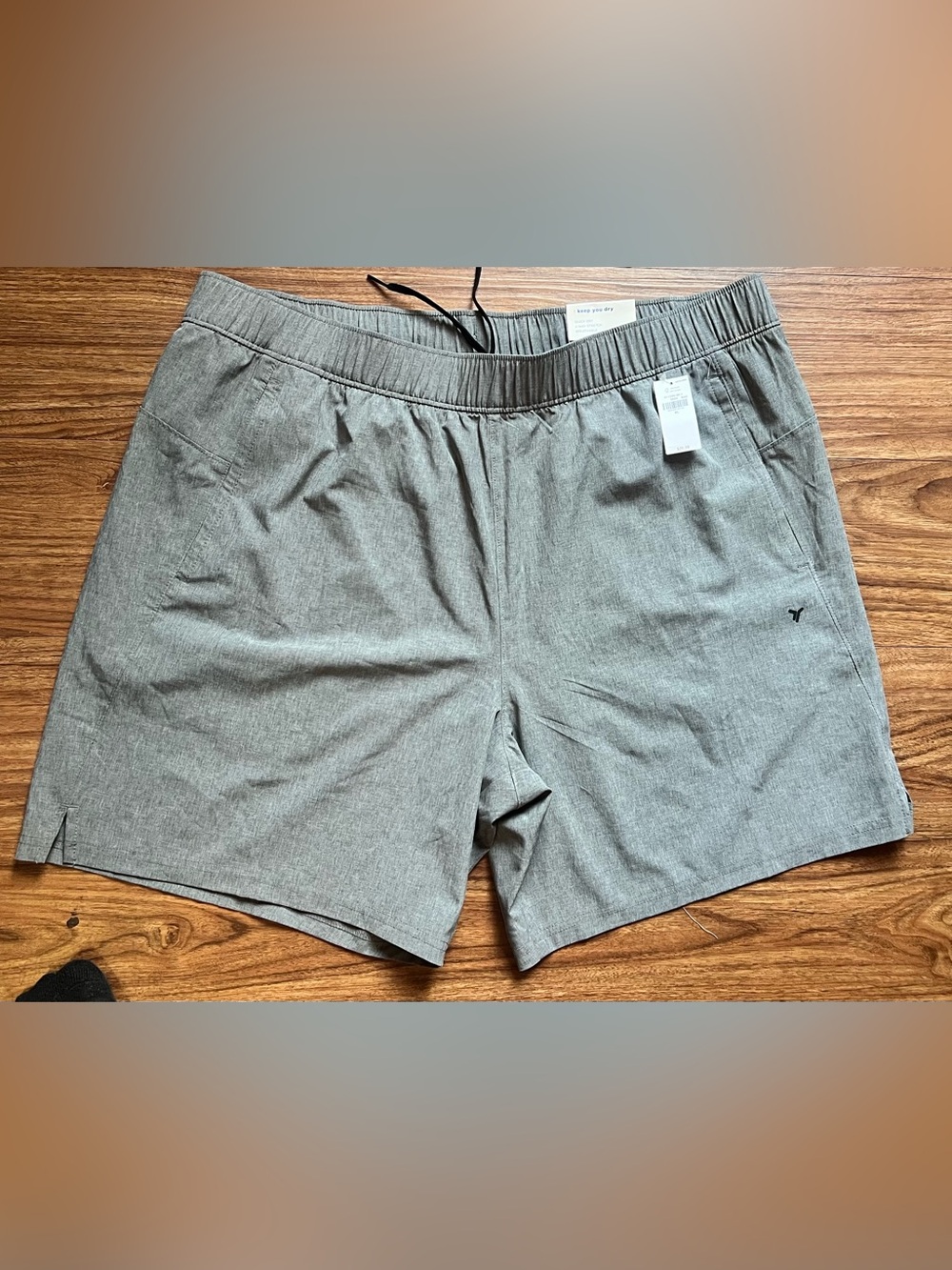 Old Navy Heather Gray Performance Pull-On Athletic Shorts